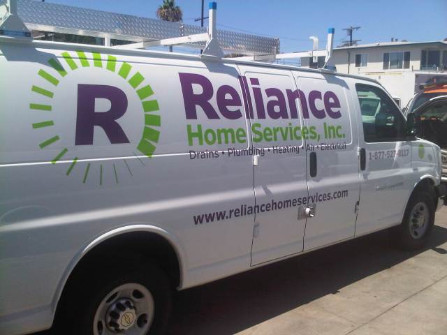 reliance home services van